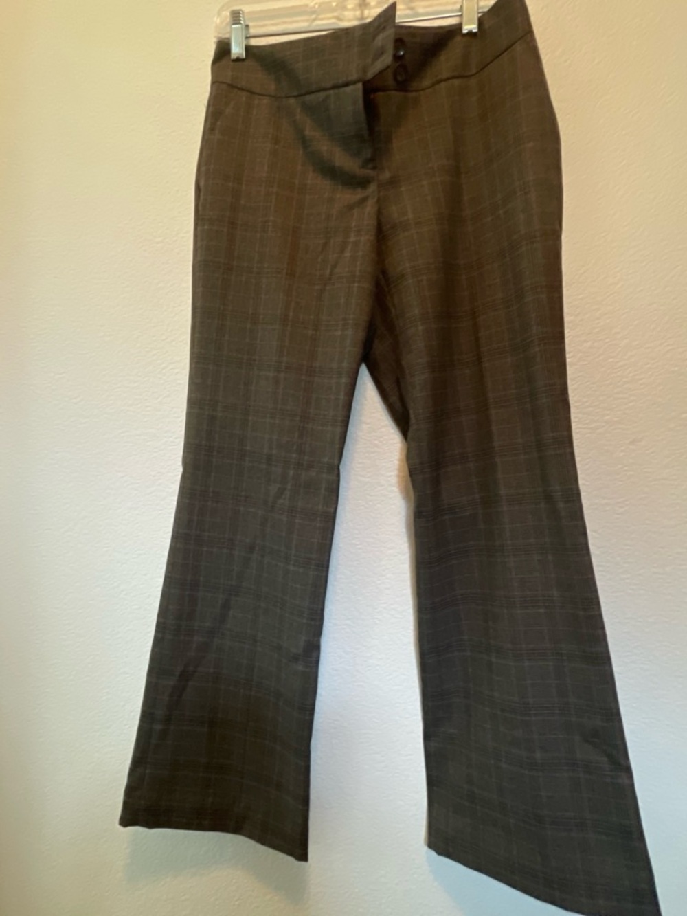 Halogen Olive Plaid Quinn Fit Dress Pants